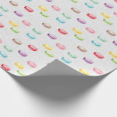 デザート用マカカラフルロン類の贈答品包装紙 ラッピングペーパー (角)