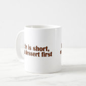 デザート第1を食べて下さい コーヒーマグカップ (正面左)