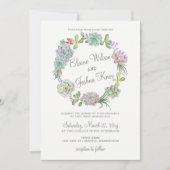 デザート素朴スクキュラントリース結婚式招待状 招待状 (正面)