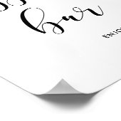 デザート結婚バー徴候 ポスター (角)