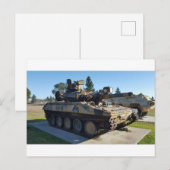 デザート迷彩軍事戦車  ポストカード (正面/裏面)