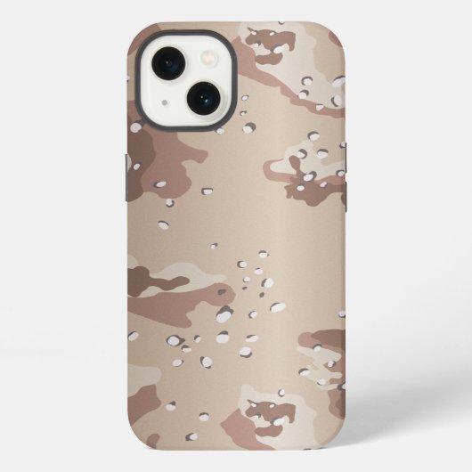 デザート迷彩 iPhoneケース (裏面)