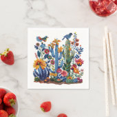 デザート開花サグアーロセレナーデ スタンダードカクテルナプキン (インサイチュ)