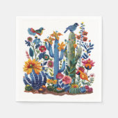 デザート開花サグアーロセレナーデ スタンダードカクテルナプキン (正面)