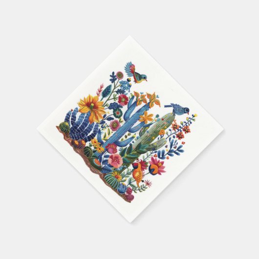 デザート開花サグアーロセレナーデ スタンダードカクテルナプキン (角)