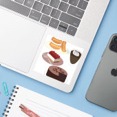 デザート01 シール (ノートパソコンとiPhone)