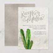 デザート サキュレント レセプション カード - ストーン (正面/裏面)