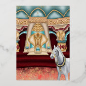 デザート フォイル アラビアンバースデー フォイル インビテーション 箔招待状 (裏面)