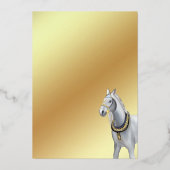 デザート フォイル アラビアンバースデー フォイル インビテーション 箔招待状 (裏面)