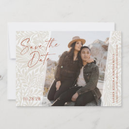 デザート フローラル セーブザデート