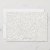 デザート フローラル セーブザデート (裏面)