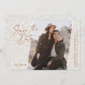 デザート フローラル セーブザデート (正面/裏面)