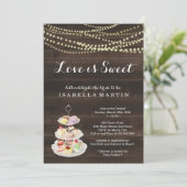 デザート ブライダルシャワーの招待状 - 愛は甘い 招待状 (スタンド正面)