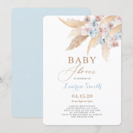 デザート ベイビー シャワー 男の子 招待状