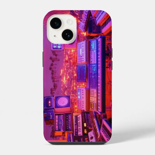デザート・ミュージックスタジオ iPhoneケース (裏面)