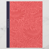 デザート |レシピ分割器 |ヴィンテージ赤フローラ (裏面)