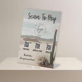 デザート | 保保 | 美学 | QRコード | 支払い記号 台座サイン