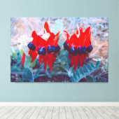 デザートPEA 32x48 キャンバスプリント (インサイチュ (ウッドフロア))