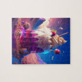 デザートxデザート – おいしいケーキファンタジーアート ジグソーパズル (横)