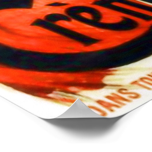 デザーフランスのト広告ポスター ポスター (角)