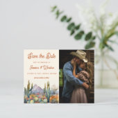 デザーモダントのサボテンの写真日付を保存 ポストカード (スタンド正面)