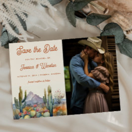 デザーモダントのサボテンの写真日付を保存 ポストカード