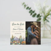 デザーモダントのサボテンの写真日付を保存 ポストカード (スタンド正面)