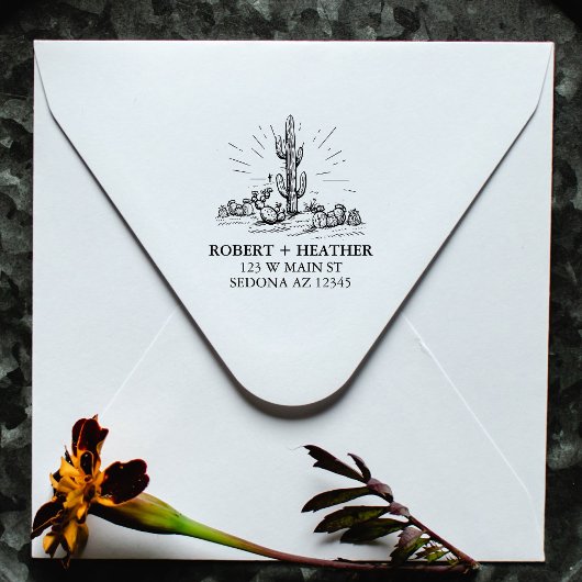 デザーモダント結婚差出人住所 セルフインキングスタンプ