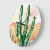 デザー絵を描ト開花 ラージ壁時計 (傾斜)