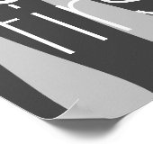 デザー食べト最初の単語アートかわいい引用文 ポスター (角)