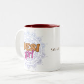 デシガールチャクラ名 ツートーンマグカップ (正面左)