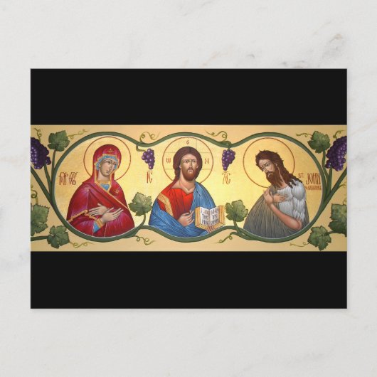 デシス祈りの言葉カード ポストカード (正面)