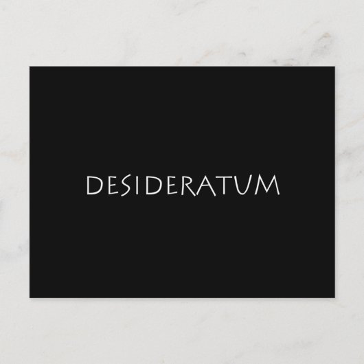 デシダラム ポストカード (正面)