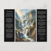 デシデラタの聖なる知恵の水 ポストカード (正面)