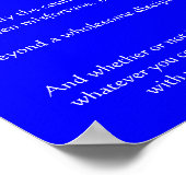 デシデラタアンテロープ飲みポスター ポスター (角)