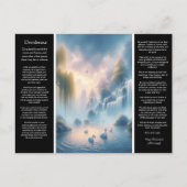 デシデラタウォーターフォールウィスパーズ・オブ・ドーン ポストカード (正面)