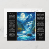 デシデラタウォーターフォールウィスパー ポストカード (正面/裏面)