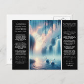 デシデラタウォーターフォールズパステルスティルネス ポストカード (正面/裏面)