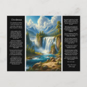 デシデラタウォーターフォールドパス ポストカード (正面)