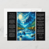 デシデラタウォーターフォールライト ポストカード (正面/裏面)