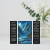 デシデラタウォーターフォール知恵 ポストカード (スタンド正面)