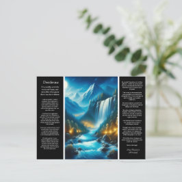 デシデラタウォーターフォール落ち着き ポストカード