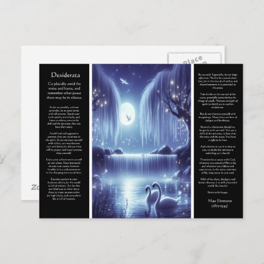 デシデラタウォーターフォール:ゴールデンハートヘブン ポストカード (正面/裏面)