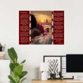 デシデラタオレンジ海ポスター ポスター (ホームオフィス)