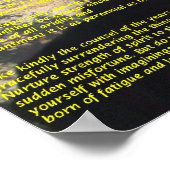 デシデラタグランドキャニオン ポスター (角)