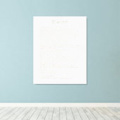 デシデラタゴールデンアバローンアートブラシUIタイポグラフィ キャンバスプリント (インサイチュ (ウッドフロア))