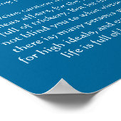 デシデラタシャーク顔ポスター ポスター (角)