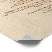 デシデラタストロー ポスター (角)