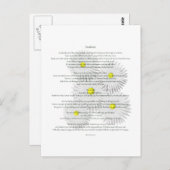 デシデラタデイジー ポストカード (正面/裏面)