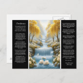 デシデラタハートの抱擁,谷の恵み ポストカード (正面/裏面)